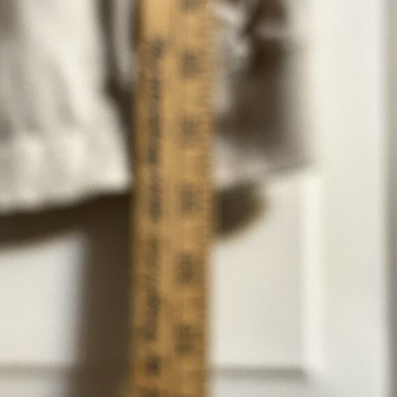 Abercrombie & Fitch Y2K 1990’s Off White Long Sleeve Tee THRASHED Vintage L - Picture 12 of 13